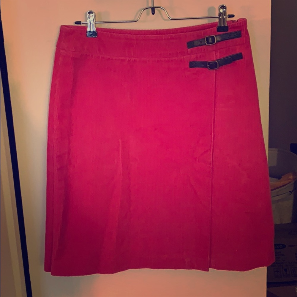 Boden Hot Pink Corduroy Skirt Women’s 8L